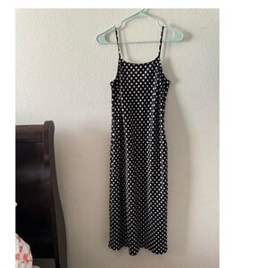 Polka Dot Maxi Dress